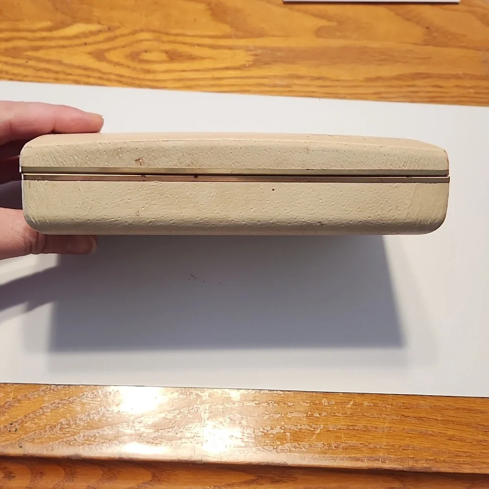 Vintage Ivory Earring Box